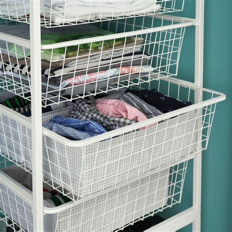 wire storage baskets for shelves